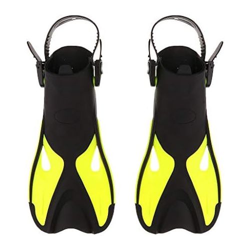  Tubayia Unisex Erwachsene Flossen Kurz Breite Flippers fuer Schnorcheln Tauchen Schwimmen