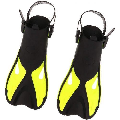  Tubayia Unisex Erwachsene Flossen Kurz Breite Flippers fuer Schnorcheln Tauchen Schwimmen