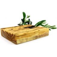 Tubibu SET OF 2 Natural Olive Wood Soap Dish, Natural Wooden Sink Bar, Soap Holder, Soap Saver, Hand Craft for Kitchen Bathroom Shower and Counter 2 (PCS)