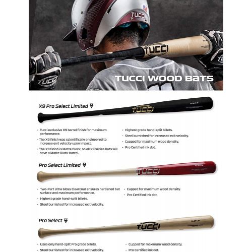  Tucci BH34 Series Traditional Maple Wood Baseball Bat