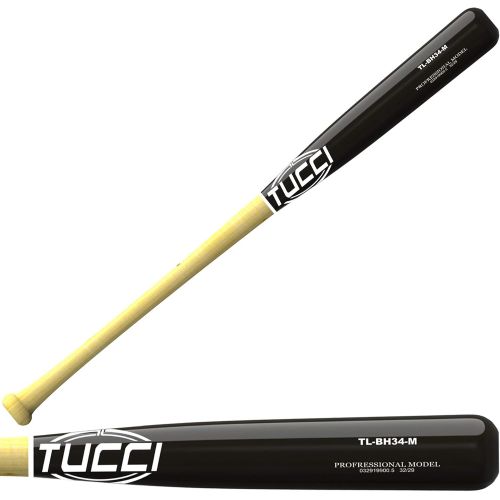  Tucci BH34 Series Traditional Maple Wood Baseball Bat