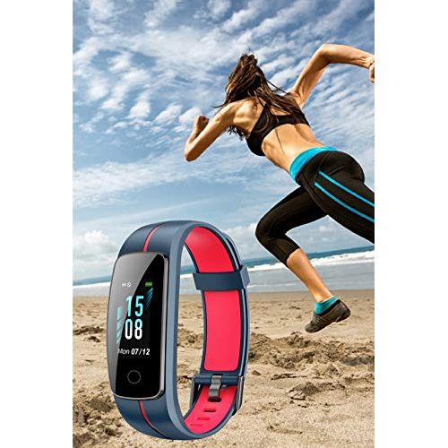  Tugamobi tugamobi Smart Band SB301  Fitness Tracker with Heart Rate Monitor, Activity Tracker, Sleep Monitor, IP68 Waterproof, Pedometer, Full Touch Screen