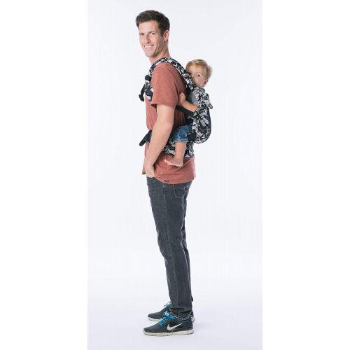  Baby Tula Coast Explore Mesh Baby Carrier 7  45 lb, Adjustable Newborn to Toddler Carrier, Multiple Ergonomic Positions Front and Back, Breathable  Coast Marble, Black/White Marb