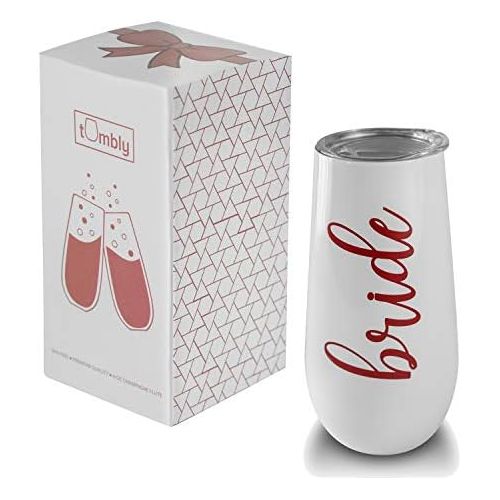  [아마존베스트]Tumbly Bride Tumbler - Bachelorette Party Gifts for Bride - Bride to be Gifts for Her - Bride Gift - Bride Wine Glass -Bachelorette Gifts for Bride - Bride Cup - Bridal Gifts for Bride -B