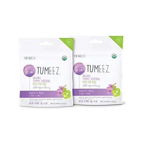  [아마존베스트]Tumeez Organic Tummy Soothing Pop for Kids (2 Pack)