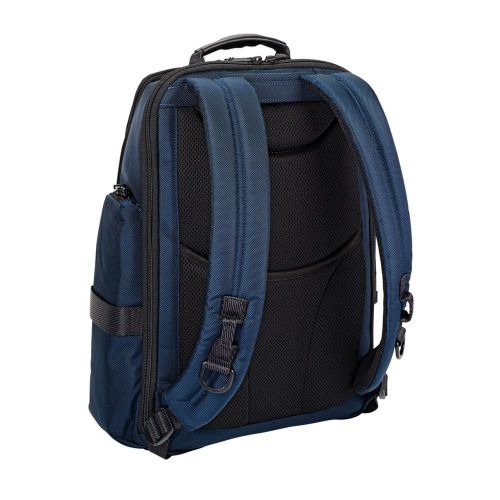 투미 Tumi TUMI - Alpha Bravo Sheppard Deluxe Brief Pack Laptop Backpack - 15 Inch Computer Bag for Men and Women - Navy