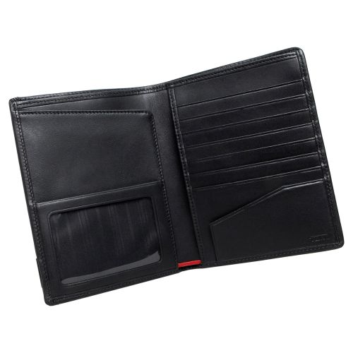 투미 TUMI - Alpha Passport Case Wallet with RFID ID Lock for Men - Black