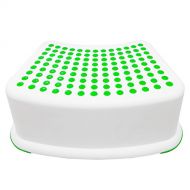 Tundras Kids Green Step Stool - Great for Potty Training, Bathroom, Bedroom, Toy Room, Kitchen, and Living Room. Perfect for Your House