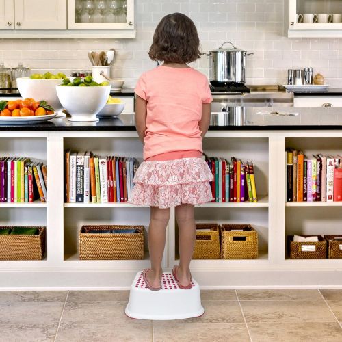  Tundras Red Step Stool for Kids - Great for Potty Training, Bathroom, Bedroom, Toilet, Toy Room, Kitchen, and Living Room. Perfect for Your House