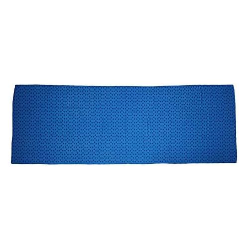  [아마존베스트]Tunturi Yoga Towel Non-Slip Yoga Mat Towel in Pink, Blue or Grey, Sweat Absorbing with Nubs for Gymnastics, Pilates