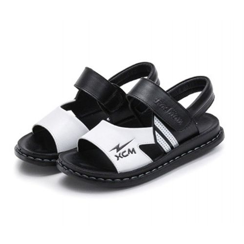  Tuoup Little Big Kid Leather Outdoor Sandals for Boys
