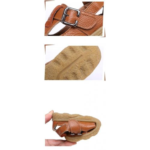  Tuoup Leather Closed Toe Sport Beach Toddler Kids Boys Sandals