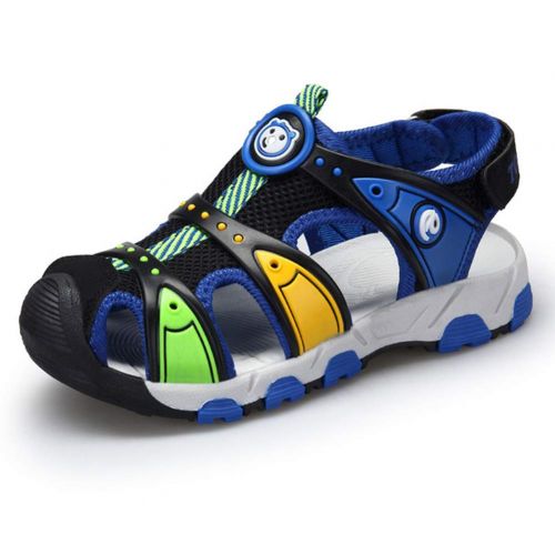  Tuoup Closed Toe Hiking Walking Beach Boys Sandals for Kids