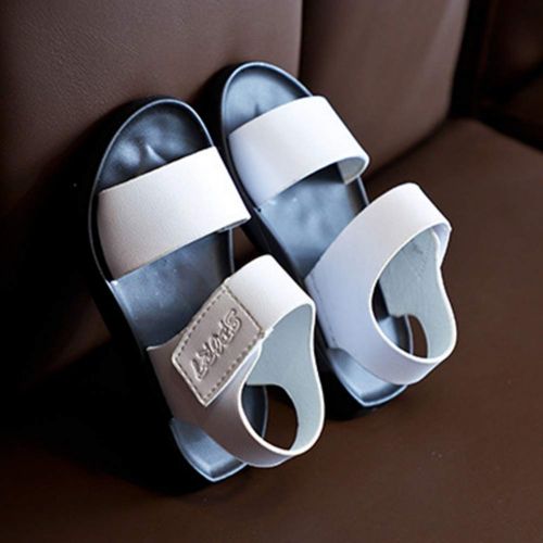 Tuoup Kids Toddler Leather Walking Flat Sandals for Boys Girls