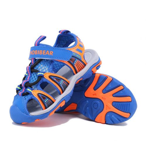  Tuoup Closed Toe Leather Sandles Athletic Sandals for Boys