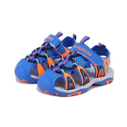  Tuoup Closed Toe Leather Sandles Athletic Sandals for Boys