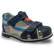 Tuoup Athletic Leather Hiking Sandals for Boys Kids Toddler Sandles