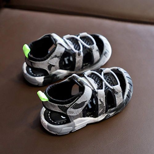  Tuoup Toddler Little Kids Leather Athletic Sandles Sandals for Boys