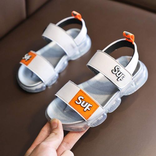  Tuoup Leather Outdoor Skidproof Summer Kids Girls Sandles Boys Sandals