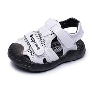 Tuoup Leather Summer Athletic Boys Sandals for Toddler Little Kids Sandles