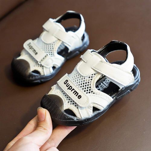  Tuoup Leather Summer Athletic Boys Sandals for Toddler Little Kids Sandles