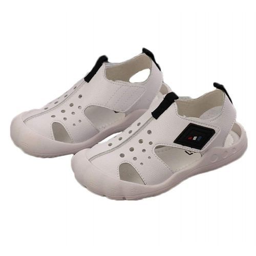  Tuoup Leather Closed Toe Breathable Skidproof Sandles Sandals for Boys