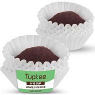 Tupkee Coffee Filters 8-12 Cups - 1400 Count, Basket Style, White Paper, Chlorine Free Coffee Filter, Made in the USA