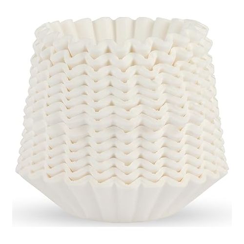  Tupkee Coffee Filters 8-12 Cups - 1400 Count, Basket Style, White Paper, Chlorine Free Coffee Filter, Made in the USA