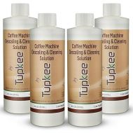 Coffee Machine Descaling Solution - Made in the USA - 2 Uses Per Bottle - Universal Cleaning Descaler for Keurig Coffee Machines, Nespresso, Breville, Delonghi All Single Use Coffee Maker - Pack of 4