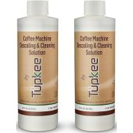 Tupkee Keurig Compatible Descaling Solution & Cleaner - Specially Formulated for Keurig, Nespresso, Breville, Delonghi Coffee Machines. 2 uses per bottle, Made in the USA - Pack of 2