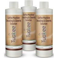 Coffee Machine Descaling Solution - Made in the USA - 2 Uses Per Bottle - Universal Cleaning Descaler for Keurig Coffee Machines, Nespresso, Breville, Delonghi All Single Use Coffee Maker - Pack of 3