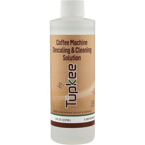  [아마존베스트]Tupkee Coffee Machine Descaling Solution  Universal, For Drip Coffee Maker, nespresso, delonghi , and Keurig Coffee Machines Descaler & Cleaning Solution, Breaks Down Mineral Buil