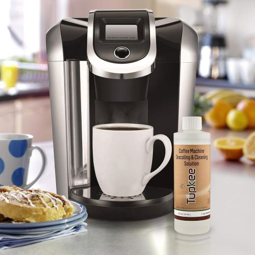  [아마존베스트]Tupkee Coffee Machine Descaling Solution  Universal, For Drip Coffee Maker, nespresso, delonghi , and Keurig Coffee Machines Descaler & Cleaning Solution, Breaks Down Mineral Buil