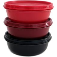 Tupperware Airtight Leakproof Storage Container (Set of 3, 300 ml) Cherry, Ruby, Black, 11155467