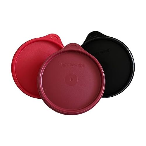  Tupperware Airtight Leakproof Storage Container (Set of 3, 300 ml) Cherry, Ruby, Black, 11155467