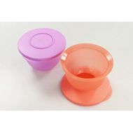 Tupperware TUPPERWARE 550 ml Junge Welle Schuessel pastellorange + lila 9975