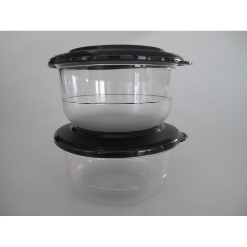  Tupperware TUPPERWARE Tafelperle 450ml schwarz (2) Tafelfein Schale Servieren Classic Royal 15553