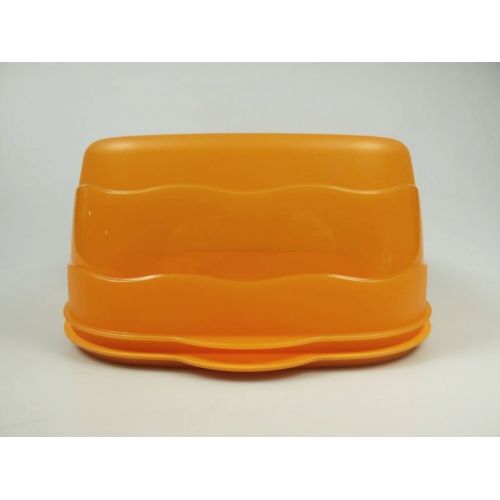  Tupperware TUPPERWARE Junge Welle Kuchenschatz orange Kuchen Schatz 8184