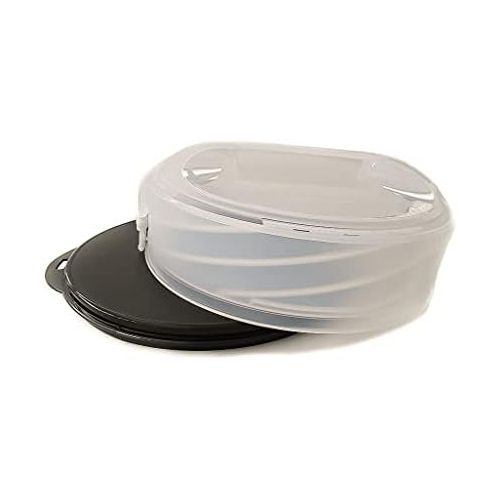  Tupperware - SERVIEREN TUPPERWARE Exclusiv Tortentwist schwarz TWIST Tortenbehalter Kuchenform Torten