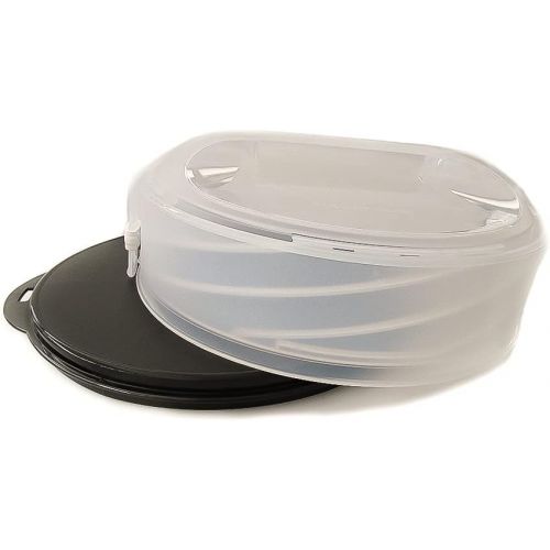  Tupperware - SERVIEREN TUPPERWARE Exclusiv Tortentwist schwarz TWIST Tortenbehalter Kuchenform Torten