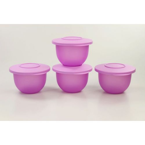  Tupperware TUPPERWARE (4) 550 ml Junge Welle kleine Schuesseln Servieren Schale lila 29507