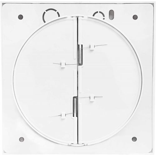  Turbionaire MIO 100 LL-SC Bad Ventilator 100mm Verchromt fuer die Evakuierung Standard fuer Bad, Kueche, Motor mit Kugellagern Ruecklaufsperre, Schutzart IPX4 gegen Wasserspritzer