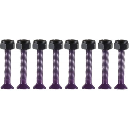  no!no! Cruiser Skateboard Longboard Hardware Screws Mounting Bolts Purple 1.25