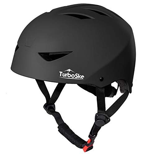  TurboSke Skateboard Helmet, ASTM & CPSC Certified Bike Helmet BMX Helmet Multi-Sport Helmet for Youth Men and Women