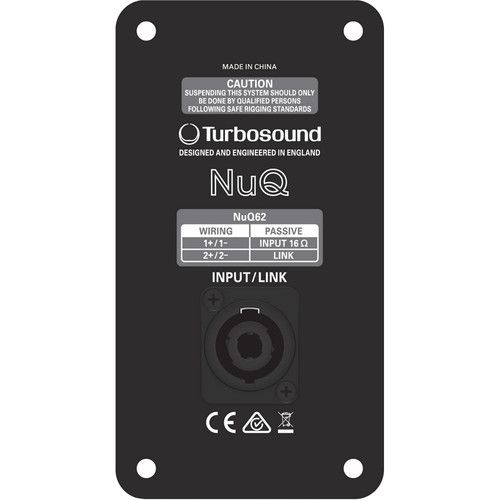  Turbosound NuQ62-WH 2-Way 6.5