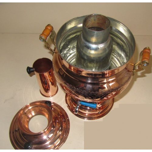  Turkish Copper Samovar: Kettle & Pot Free Energy Water Heater