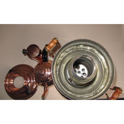  Turkish Copper Samovar: Kettle & Pot Free Energy Water Heater