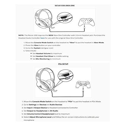  Turtle Beach Recon 200 Amplified Gaming Headset for Xbox and PlayStation