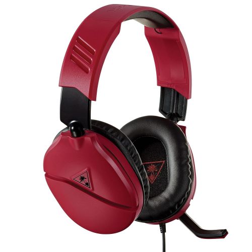  [아마존베스트]Turtle Beach Recon 70 Midnight Red Gaming Headset for PlayStation 5, PS4 Pro, PS4, Xbox One & Xbox Series X|S, Nintendo Switch, PC, and Mobile