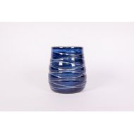 TurtleRokPottery Blue Wave Handmade Coffee Pottery Cup